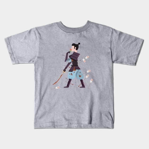 Samurai Kids T-Shirt by wharton